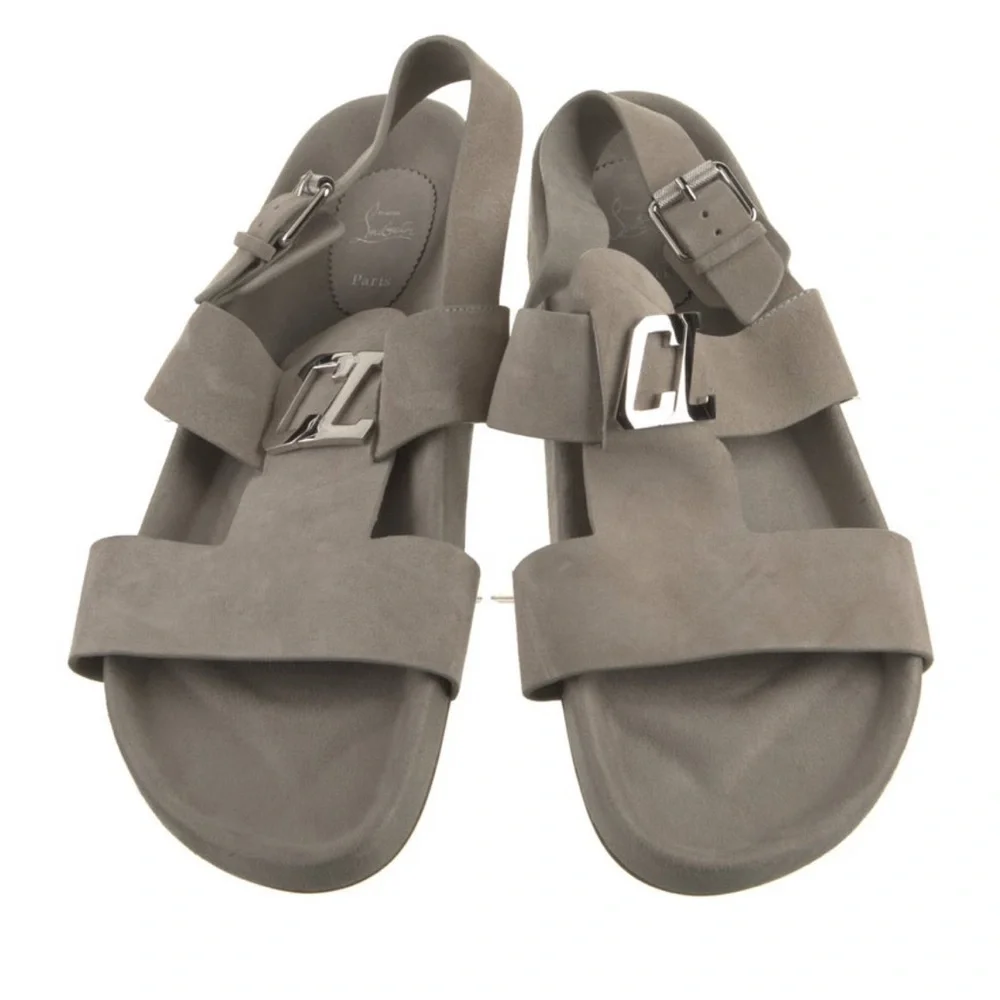 Christian Louboutin Suede Sandals - Picture 2 of 5